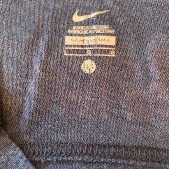 Nike Syracuse Womens Tshirt Size L Blue And Orange Number 1 Fan Team Active - Picture 4 of 6